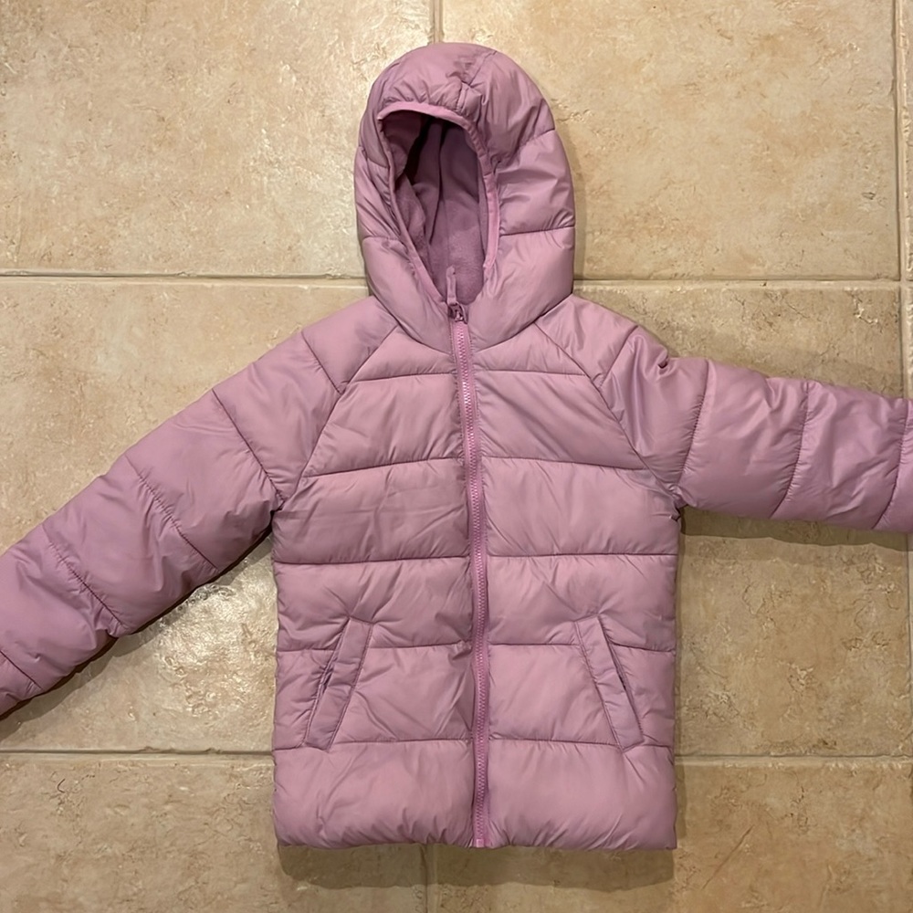 Old Navy Kids Pink Puffer Jacket
